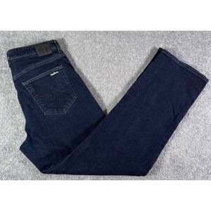 AG Adriano Goldschmied X Emrata Jeans Alexxis Size 32 Blue Denim Cotton Stretch